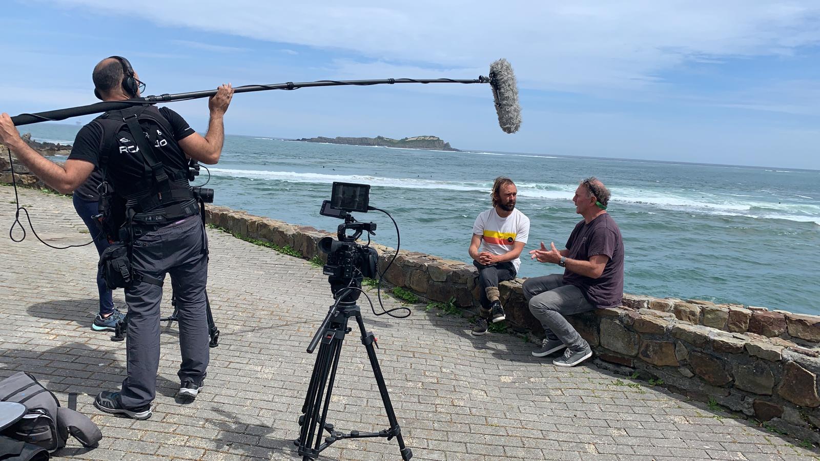 Producción audiovisual en Valencia — equipo TVBGN en rodaje
