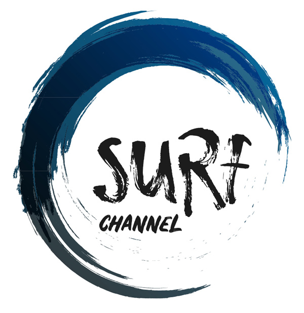 logo SurfChannel diseño gráfico