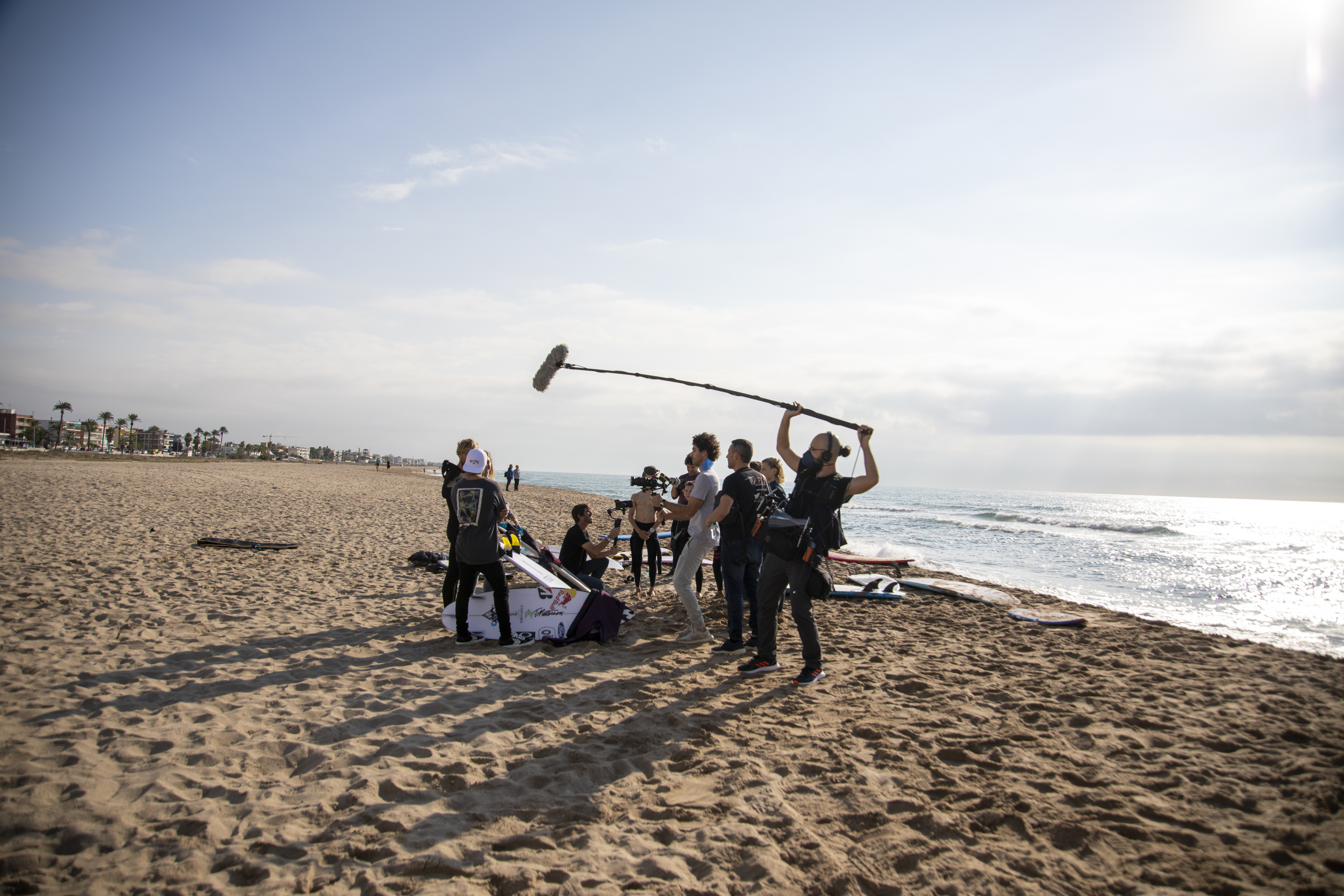 Producción audiovisual en Girona — equipo TVBGN en rodaje