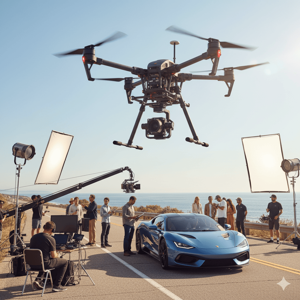 grabacion profesional con drones